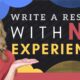 How to Write a Resume with No Experience